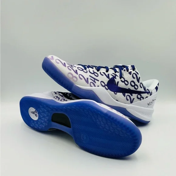 Nike Kobe 8 Protro Court Purple, Size 13 men’s Nike Kobe 8 Protro - White/Court Purple (Men main image 3